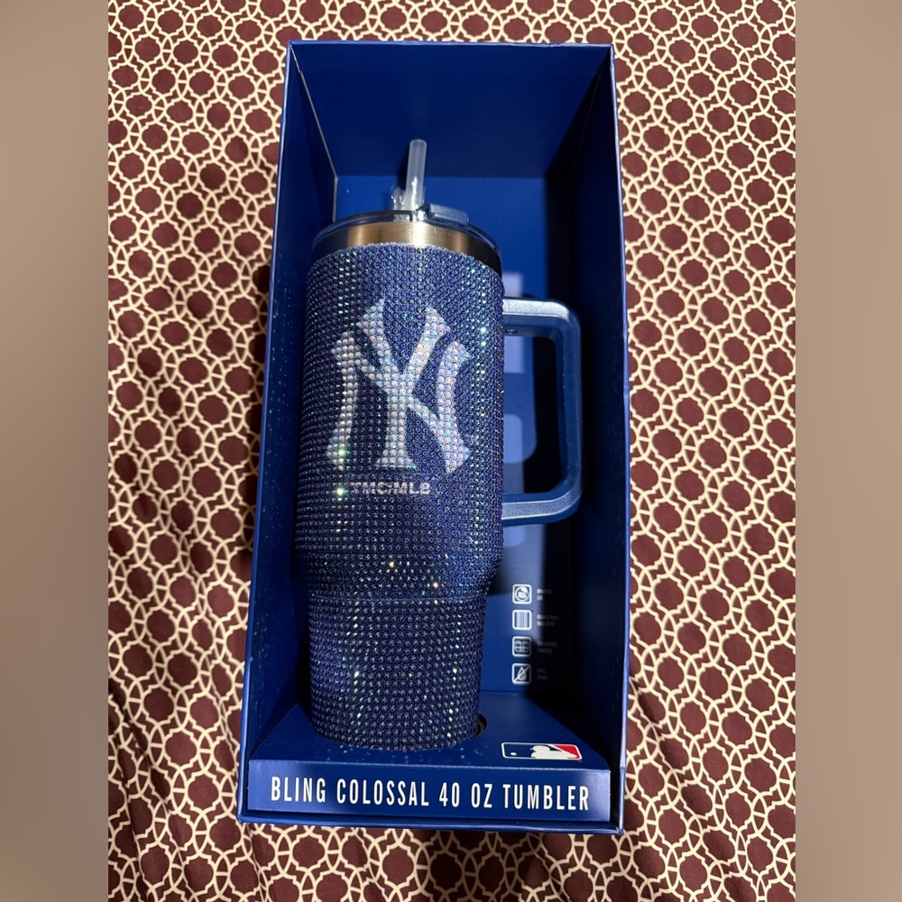 NY YANKEES Bling 40oz TUMBLER